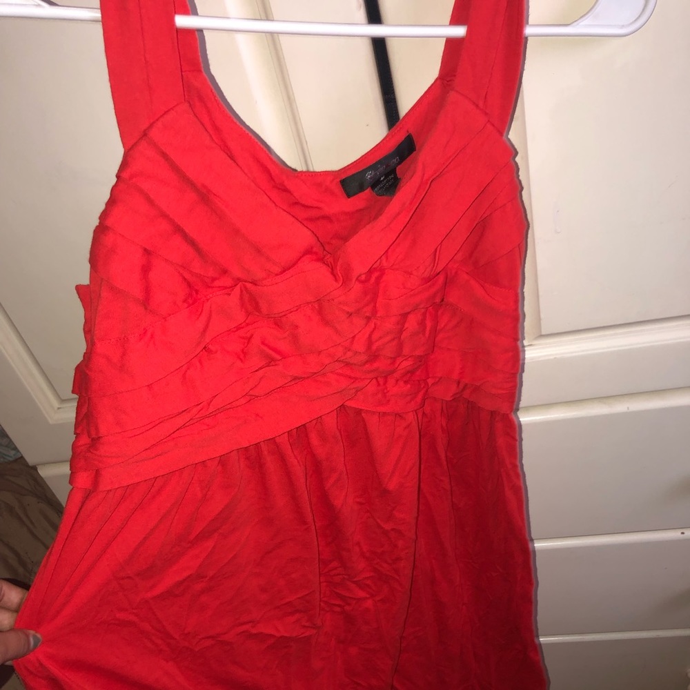 Cute dark orange dress ! From style and co size M